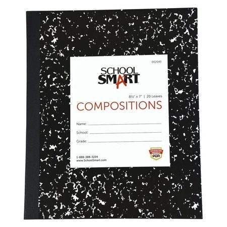 SCHOOL SMART Flexible Cover Ruled Composition Book, 8-1/2 x 7 Inches, 40 Pages PMMK37111SS-5987